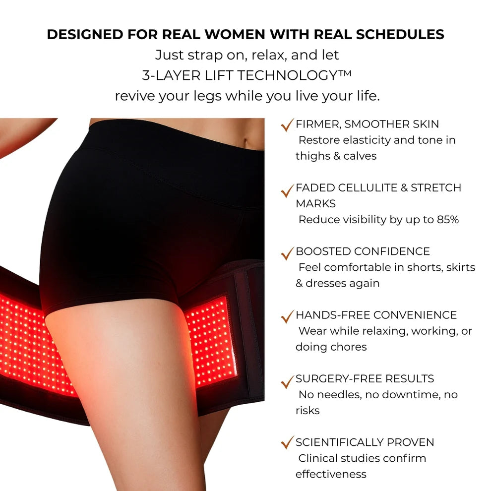Relivon™ LEGS | Red Light Therapy Panels with 3-Layer relief Technology™
