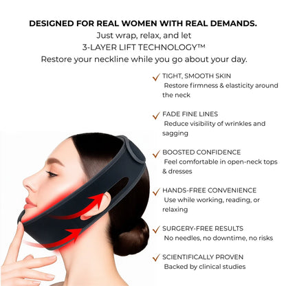 Relivon™ NECK | Red Light Therapy Collar with 3-Layer relief Technology™