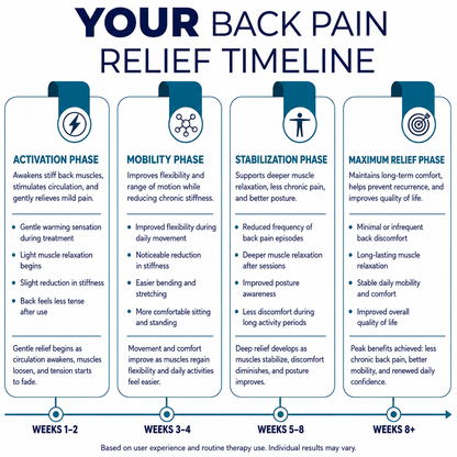 Relivon™ | Red Light Massage & Heat Therapy Belt with 3-Layer Relief Technology™