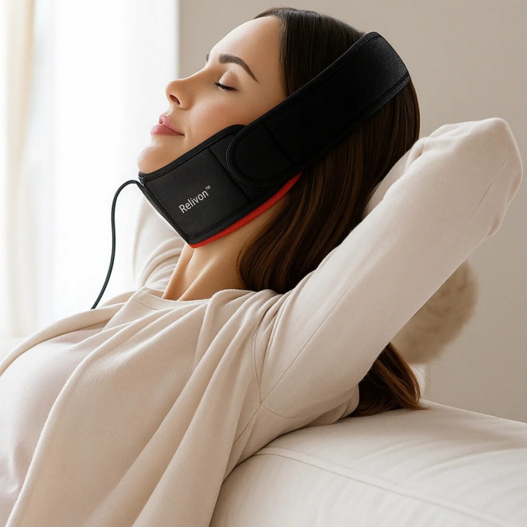 Relivon™ NECK | Red Light Therapy Collar with 3-Layer relief Technology™